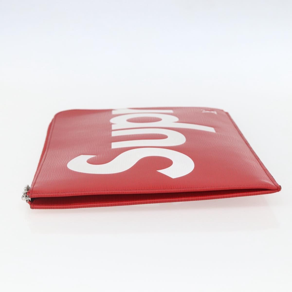 Louis Vuitton Pochette Jour Limited Edition Supreme Epi Leather Red Leather Clutche & Pouche Bag (Pre-Owned)