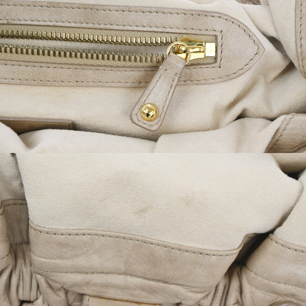 Louis Vuitton Olympe Stratus Handbag Limited Edition Monogram Lambskin Beige Leather Shoulder Bag Bag (Pre-Owned)