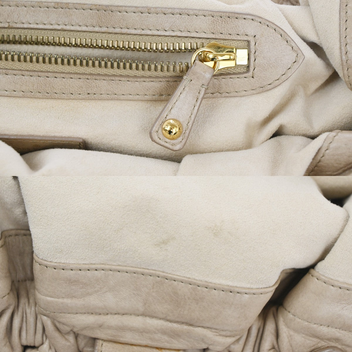 Louis Vuitton Olympe Stratus Handbag Limited Edition Monogram Lambskin Beige Leather Shoulder Bag Bag (Pre-Owned)