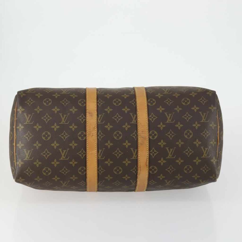 Louis Vuitton Keepall Bag Monogram Canvas Brown Canvas Travel Bag Bag (Pre-Owned)