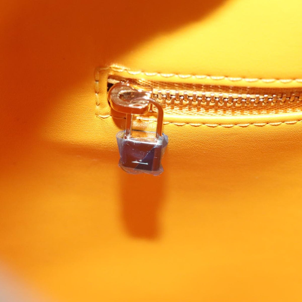 Louis Vuitton Houston Handbag Monogram Vernis Yellow Patent_Leather Bag (Pre-Owned)
