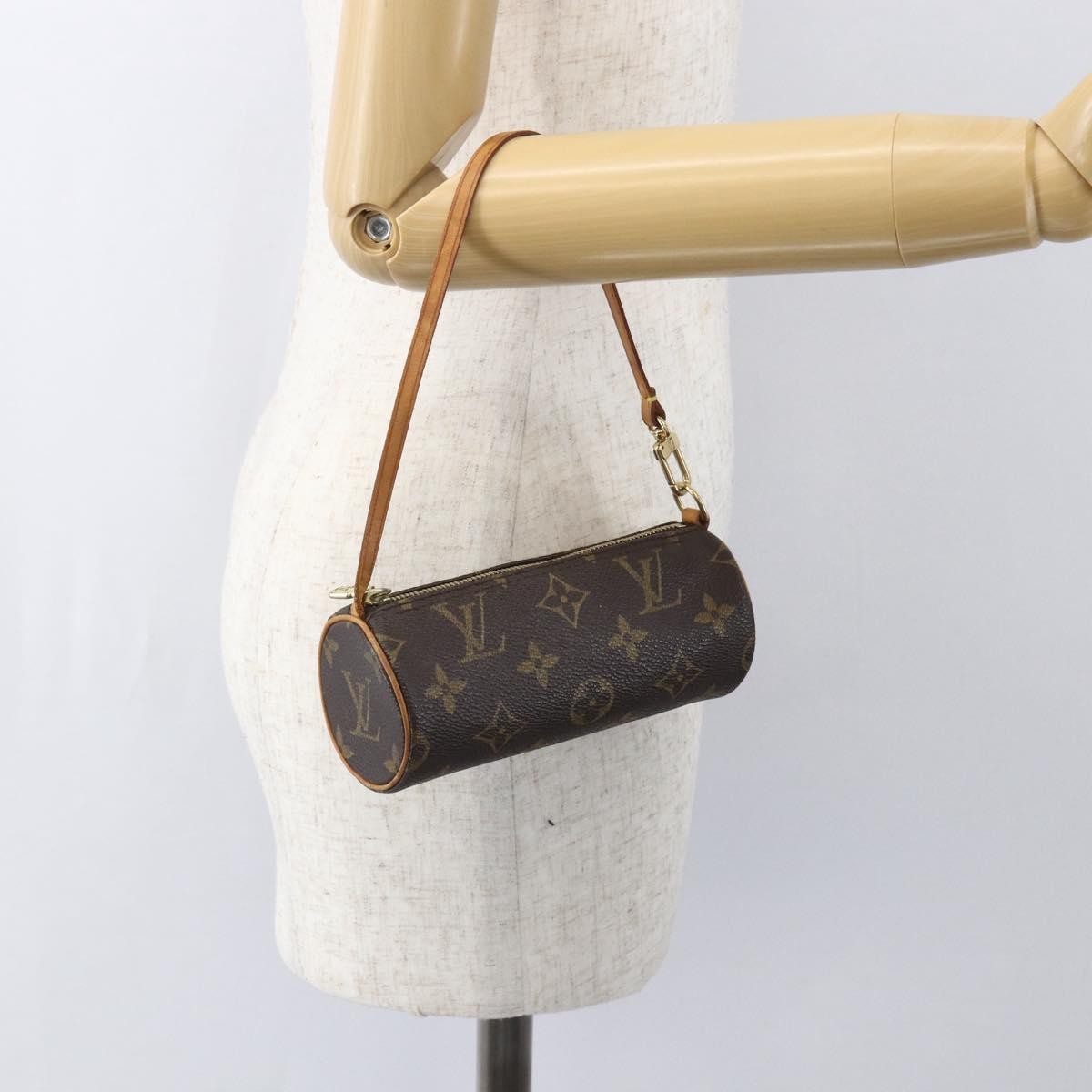 Louis Vuitton Papillon Pochette Monogram Canvas Brown Canvas Clutche & Pouche Bag (Pre-Owned)