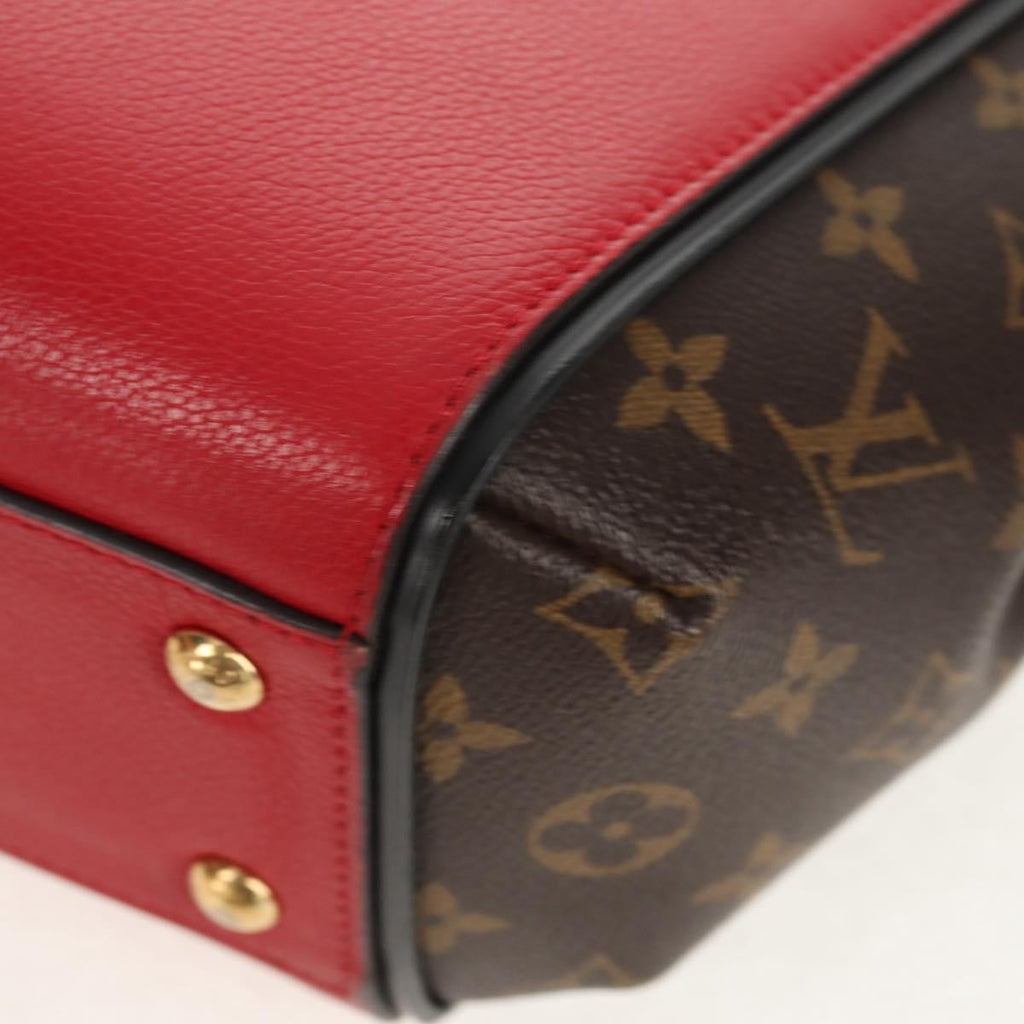 Louis Vuitton Kimono Handbag Monogram Canvas And Leather Red Canvas Handbag (Pre-Owned)