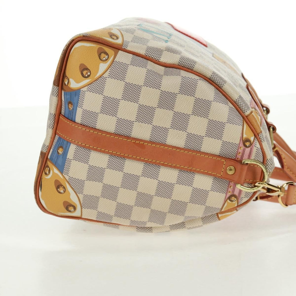 Louis Vuitton Speedy Bandouliere Bag Limited Edition Summer Trunks Monogram Canvas Multicolour Canvas Handbag (Pre-Owned)