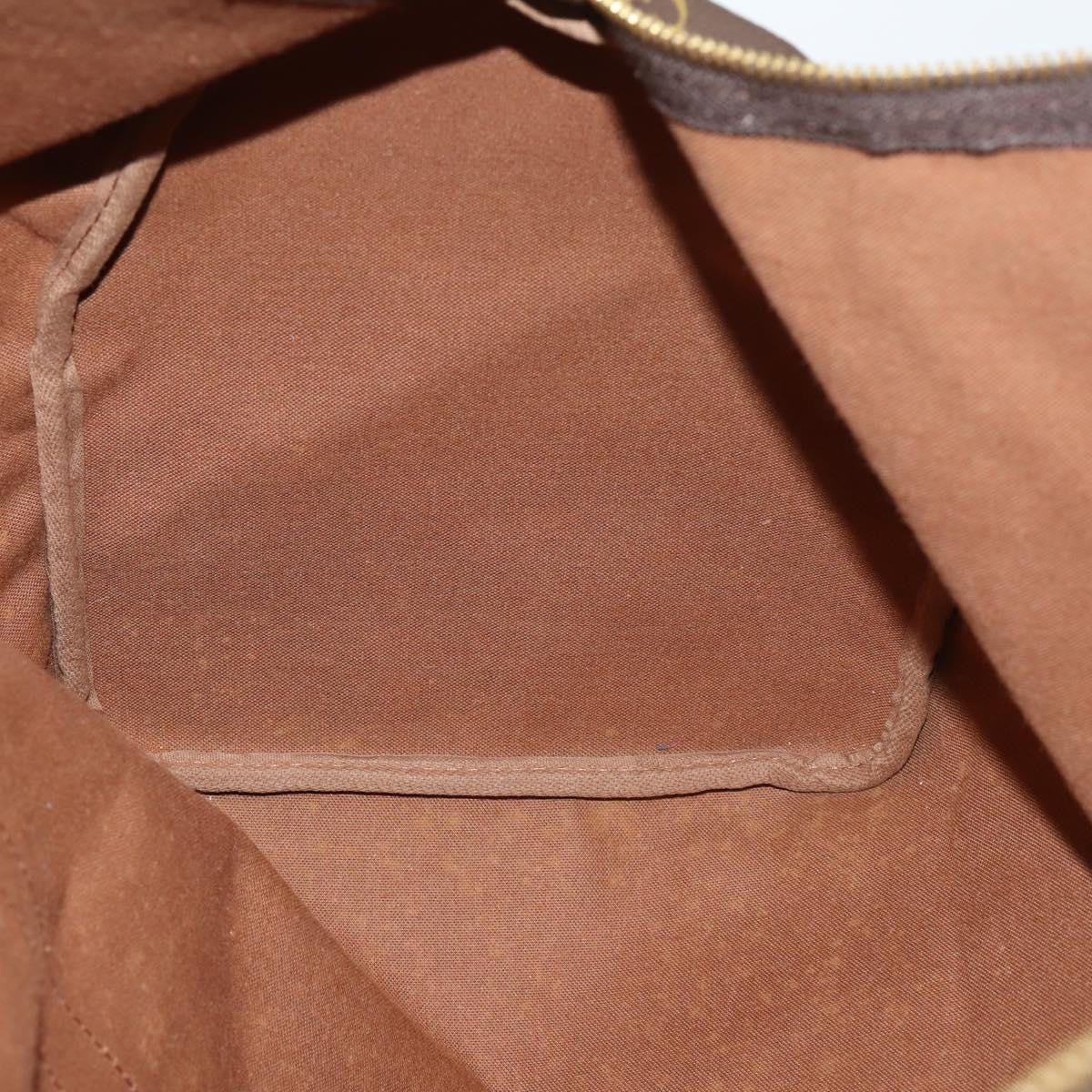 Louis Vuitton Keepall Bag Monogram Canvas Brown Canvas Travel Bag Bag (Pre-Owned)