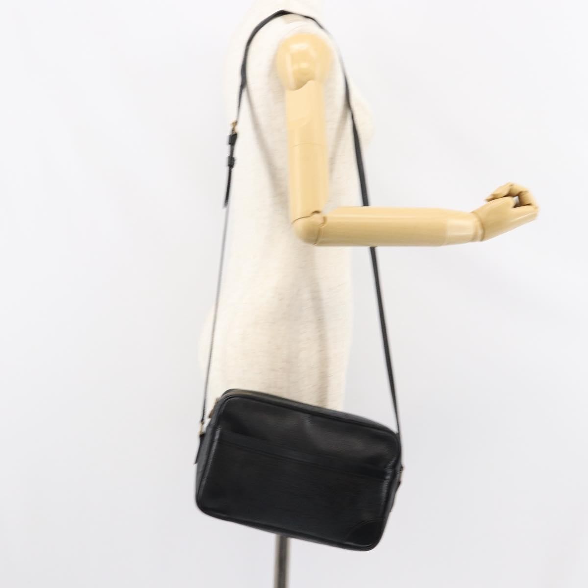 Louis Vuitton Trocadero Handbag Epi Leather Black Leather Shoulder Bag Bag (Pre-Owned)
