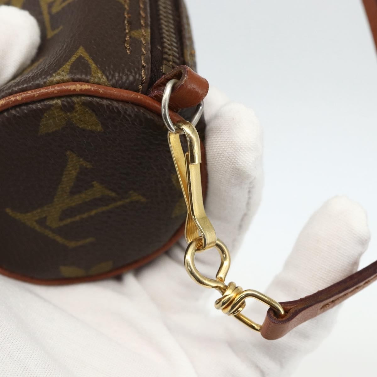 Louis Vuitton Papillon Pochette Monogram Canvas Brown Canvas Clutche & Pouche Bag (Pre-Owned)
