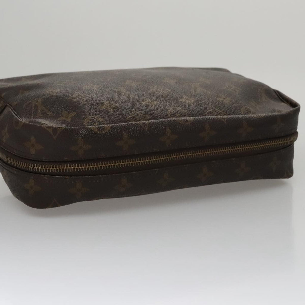 Louis Vuitton Trousse Toiletry Pouch Monogram Canvas Brown Canvas Toiletry Case Accessory (Pre-Owned)