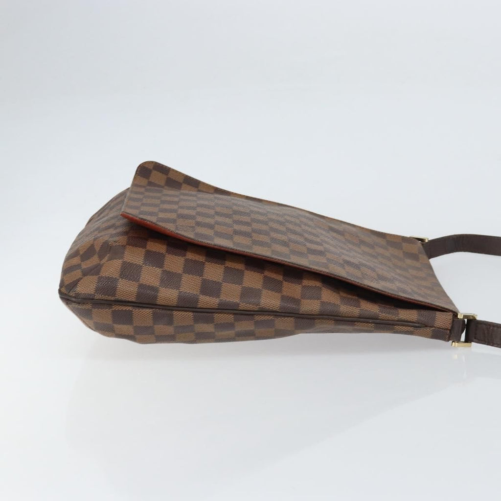 Louis Vuitton Musette Handbag Damier Brown Canvas Shoulder Bag Bag (Pre-Owned)