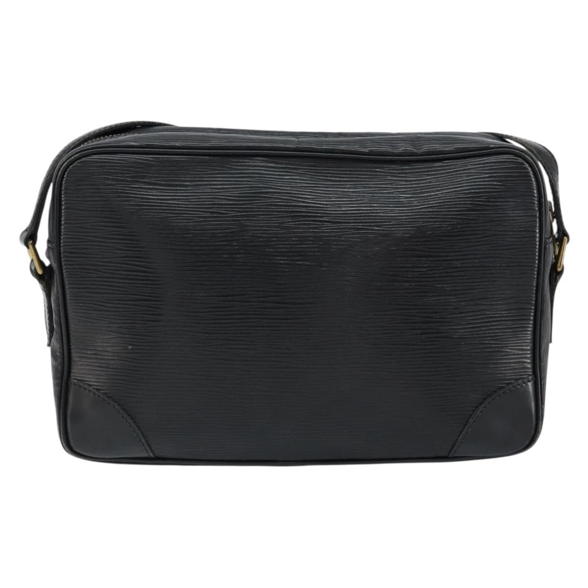 Louis Vuitton Trocadero Handbag Epi Leather Black Leather Shoulder Bag Bag (Pre-Owned)