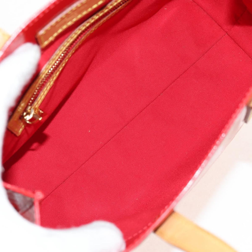 Louis Vuitton Reade Handbag Monogram Vernis Red Patent_Leather Handbag (Pre-Owned)