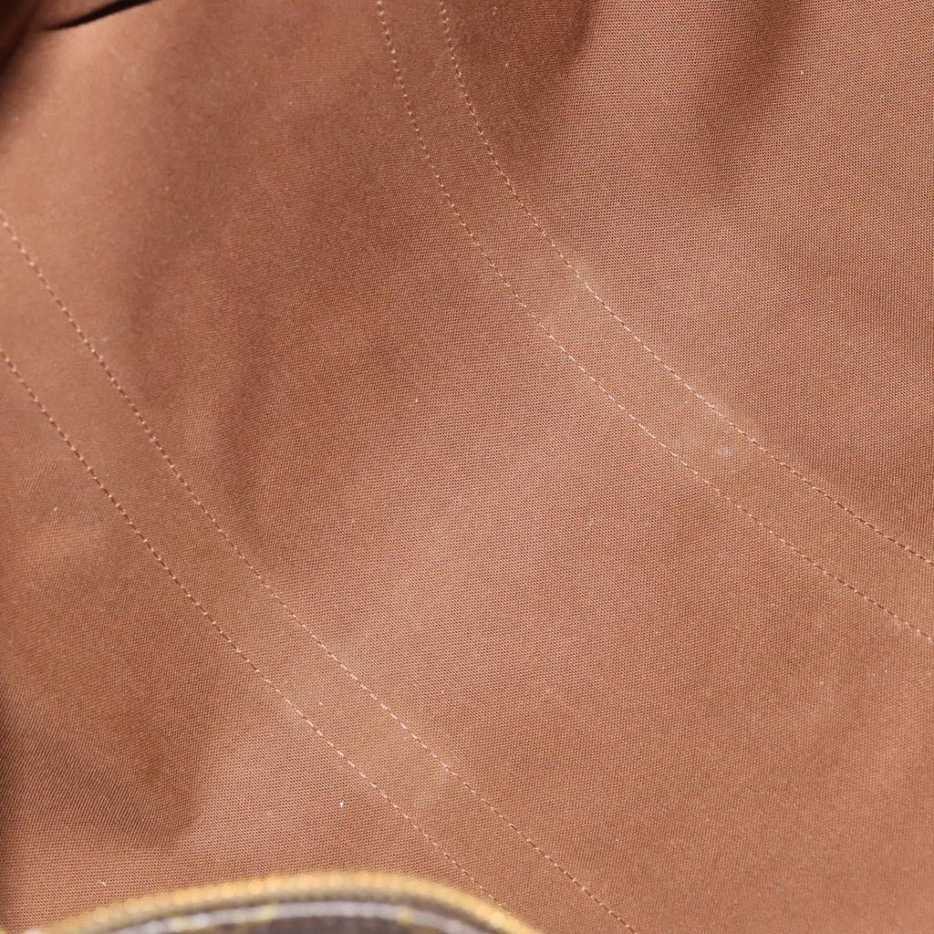 Louis Vuitton Keepall Bag Monogram Canvas Brown Canvas Bag (Pre-Owned)