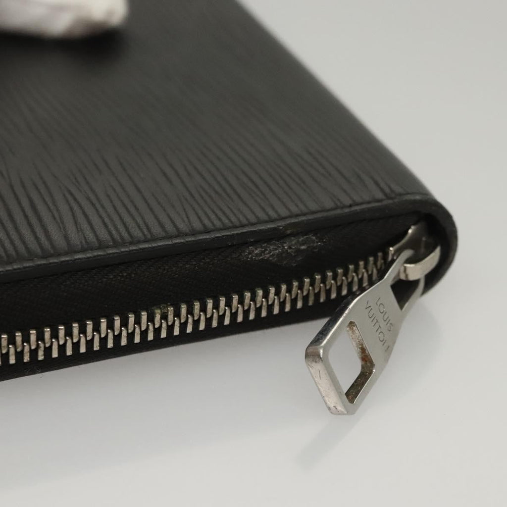 Louis Vuitton Zippy Organizer Epi Leather Black Leather Wallets Accessory (Pre-Owned)