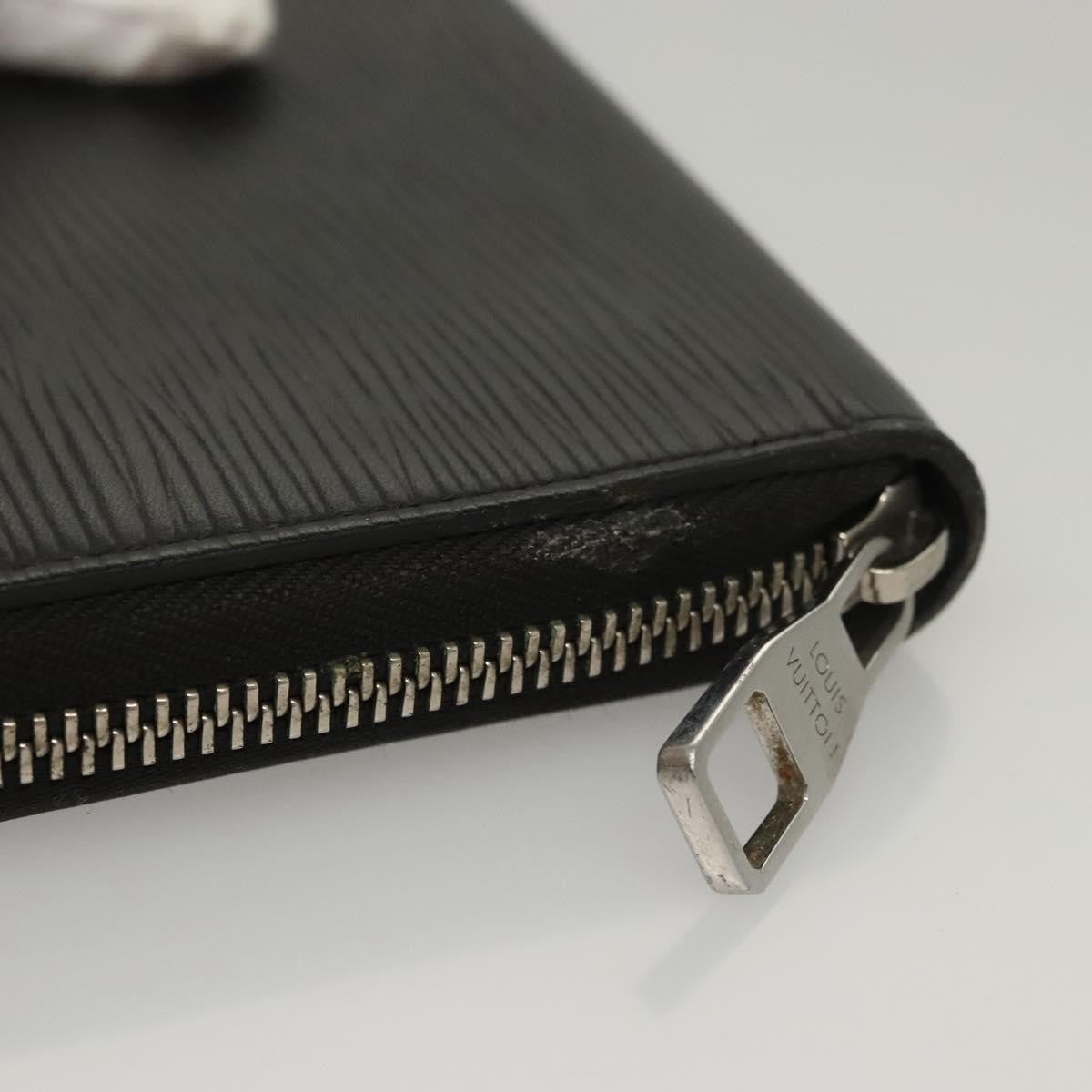 Louis Vuitton Zippy Organizer Epi Leather Black Leather Wallets Accessory (Pre-Owned)