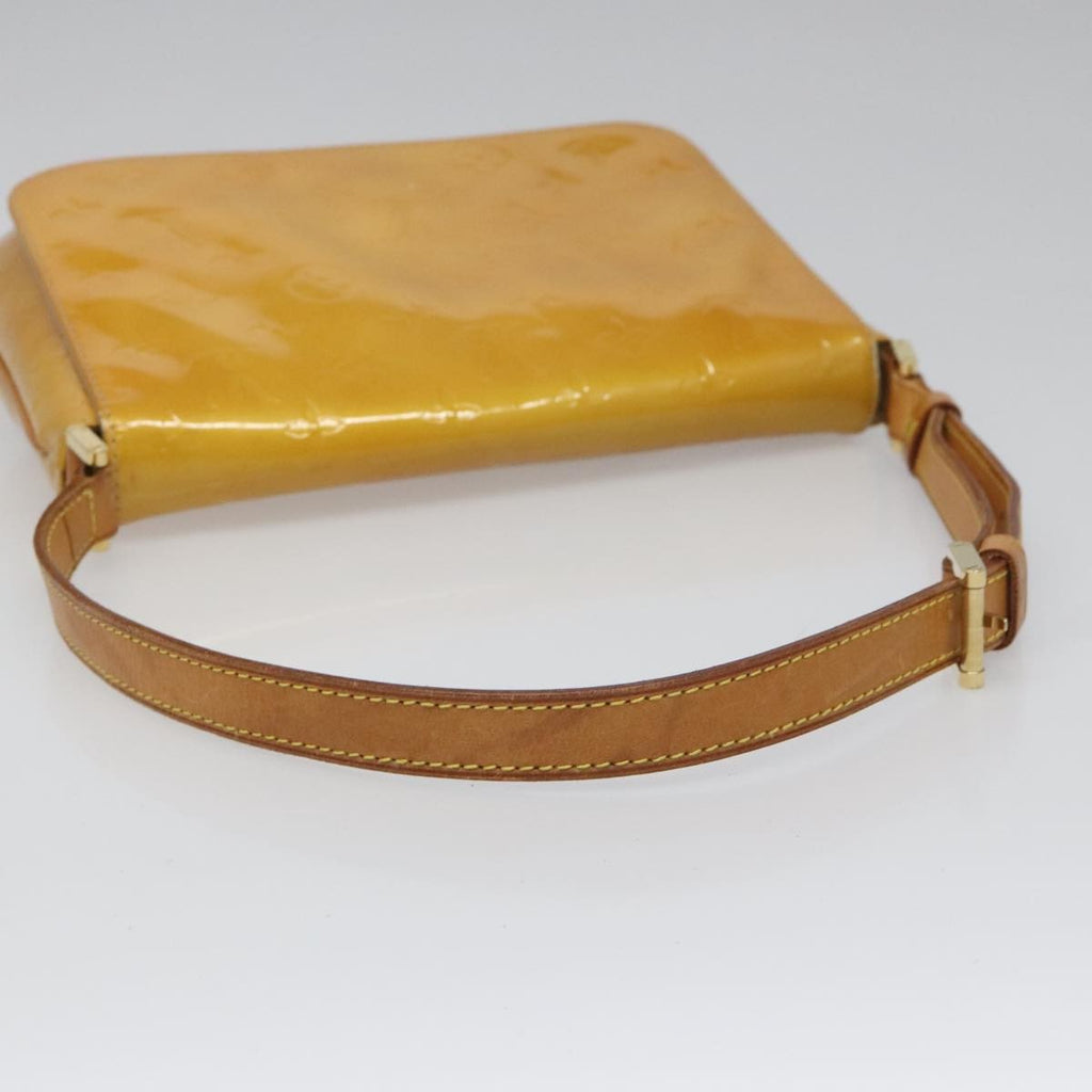 Louis Vuitton Thompson Street Handbag Monogram Vernis Beige Patent_Leather Bag (Pre-Owned)