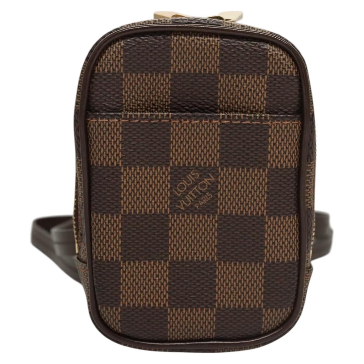 Louis Vuitton Etui Okapi Camera Case Damier Brown Canvas Bag (Pre-Owned)