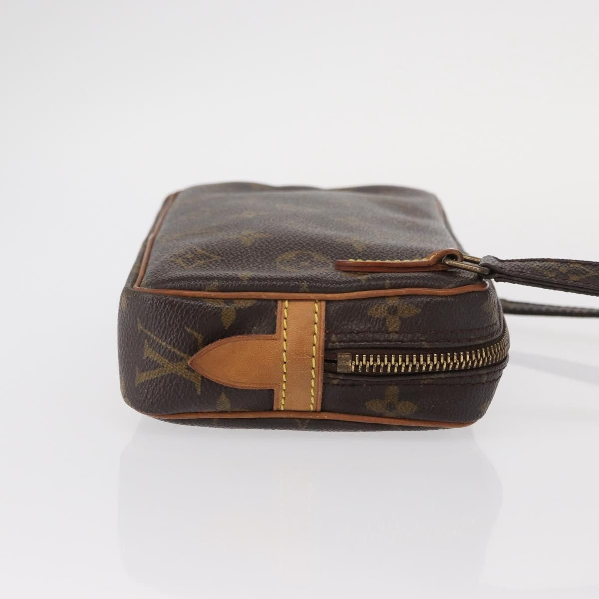 Louis Vuitton Pochette Marly Bandouliere Bag Monogram Canvas Brown Canvas Shoulder Bag Bag (Pre-Owned)