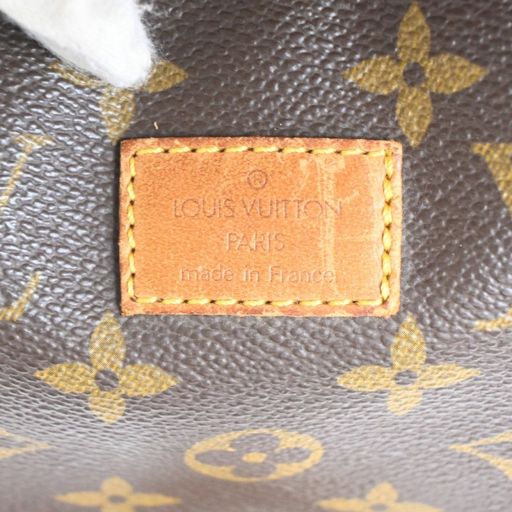 Louis Vuitton Saumur Handbag Monogram Canvas Brown Canvas Shoulder Bag Bag (Pre-Owned)