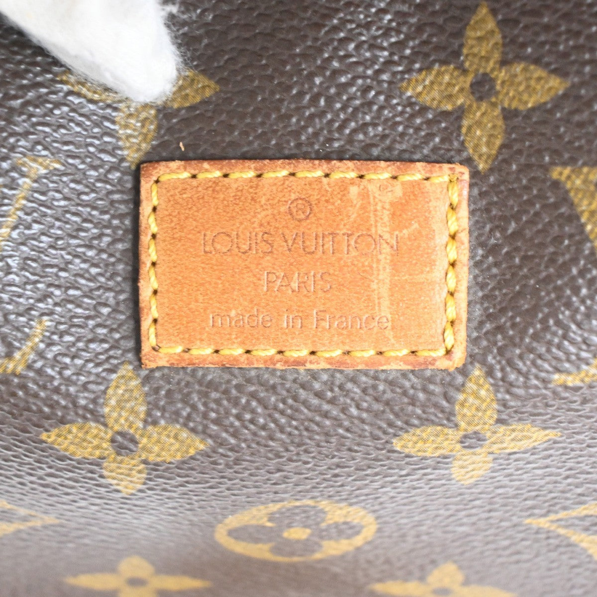 Louis Vuitton Saumur Handbag Monogram Canvas Brown Canvas Shoulder Bag Bag (Pre-Owned)