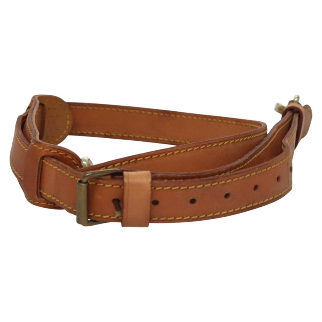 Louis Vuitton Adjustable Shoulder Strap Vachetta Leather Beige Leather Straps Accessory (Pre-Owned)