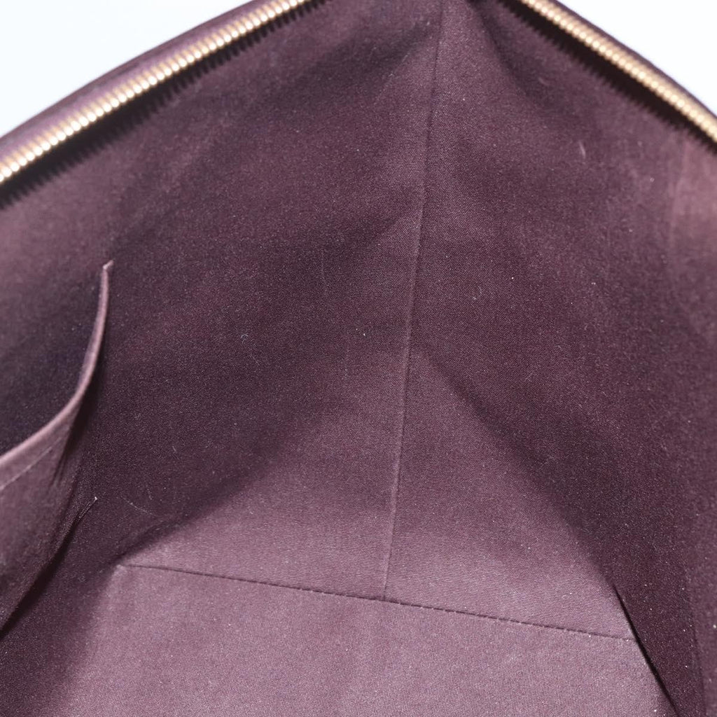Louis Vuitton Bellevue Handbag Monogram Vernis Burgundy Patent_Leather Tote Bag Bag (Pre-Owned)