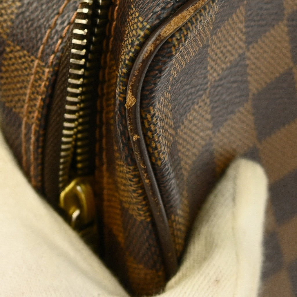 Louis Vuitton Olav Handbag Damier Brown Canvas Shoulder Bag Bag (Pre-Owned)