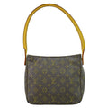 Louis Vuitton Monogram Looping Handbag Monogram Canvas Brown Canvas Shoulder Bag Bag (Pre-Owned)
