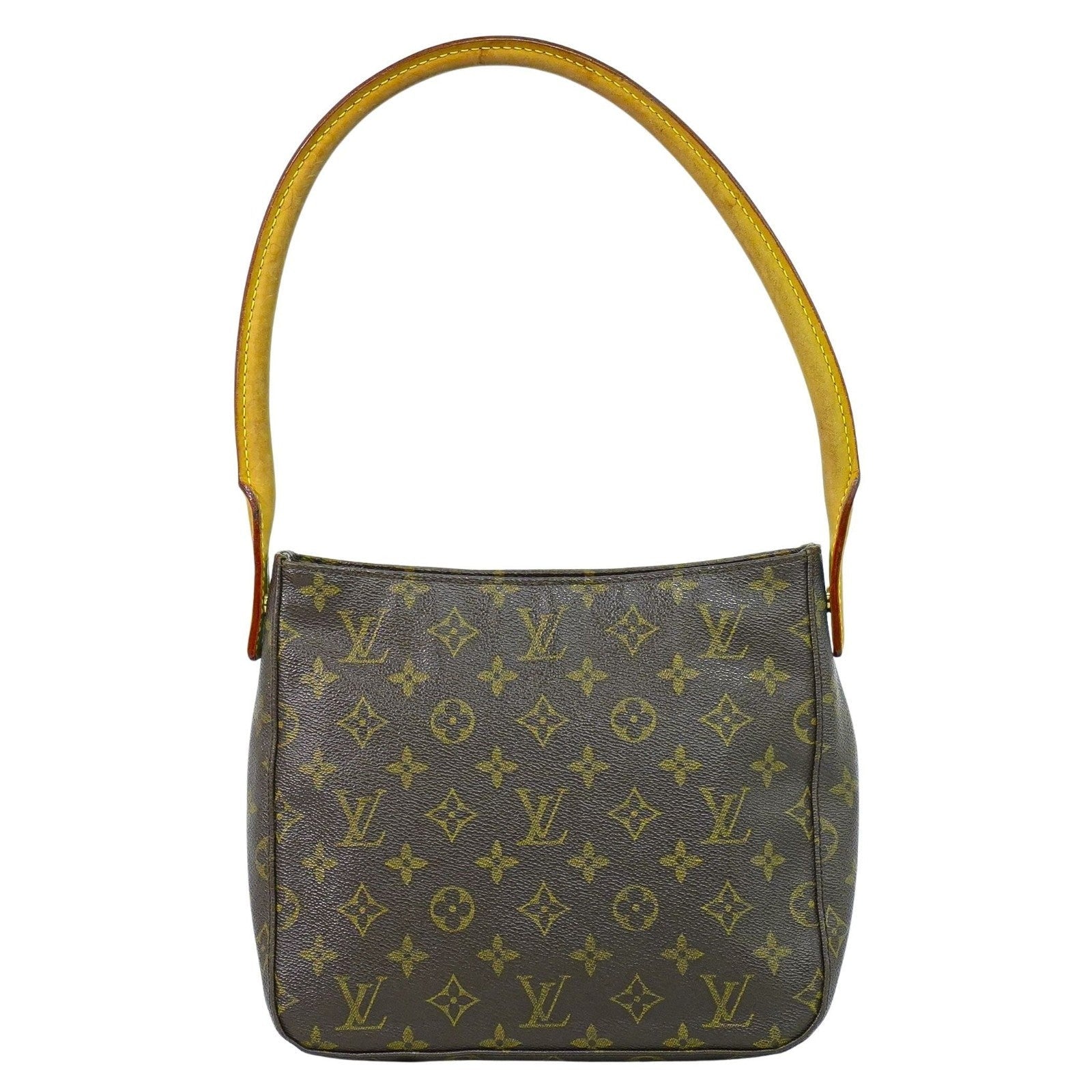 Louis Vuitton Monogram Looping Handbag Monogram Canvas Brown Canvas Shoulder Bag Bag (Pre-Owned)