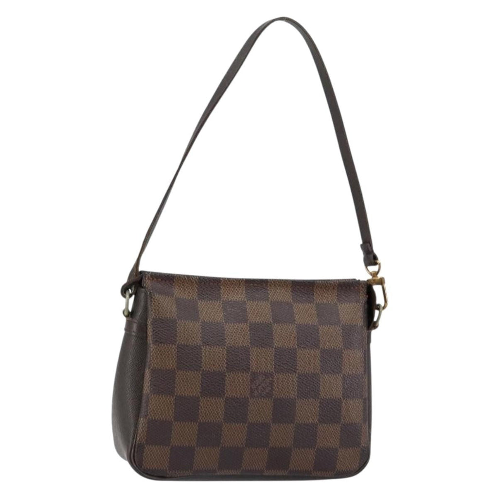 Louis Vuitton Trousse Make Up Bag Damier Canvas Brown Canvas Clutche & Pouche Bag (Pre-Owned)