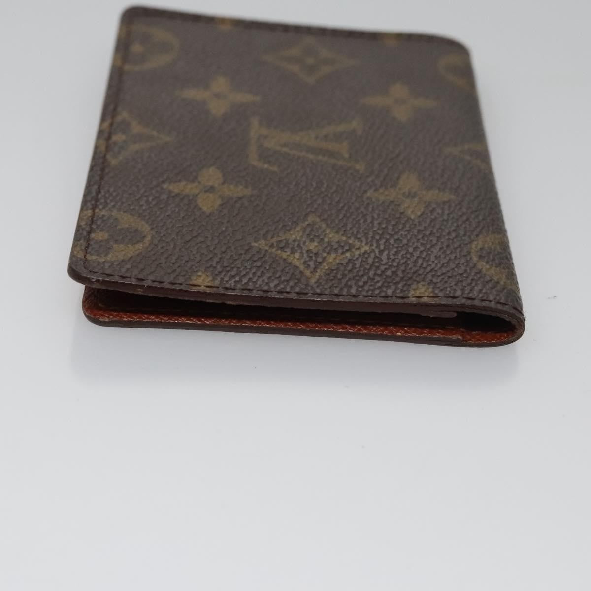 Louis Vuitton Vertical Id Card Holder Canvas Brown Canvas Card Holders Accessory (Pre-Owned)