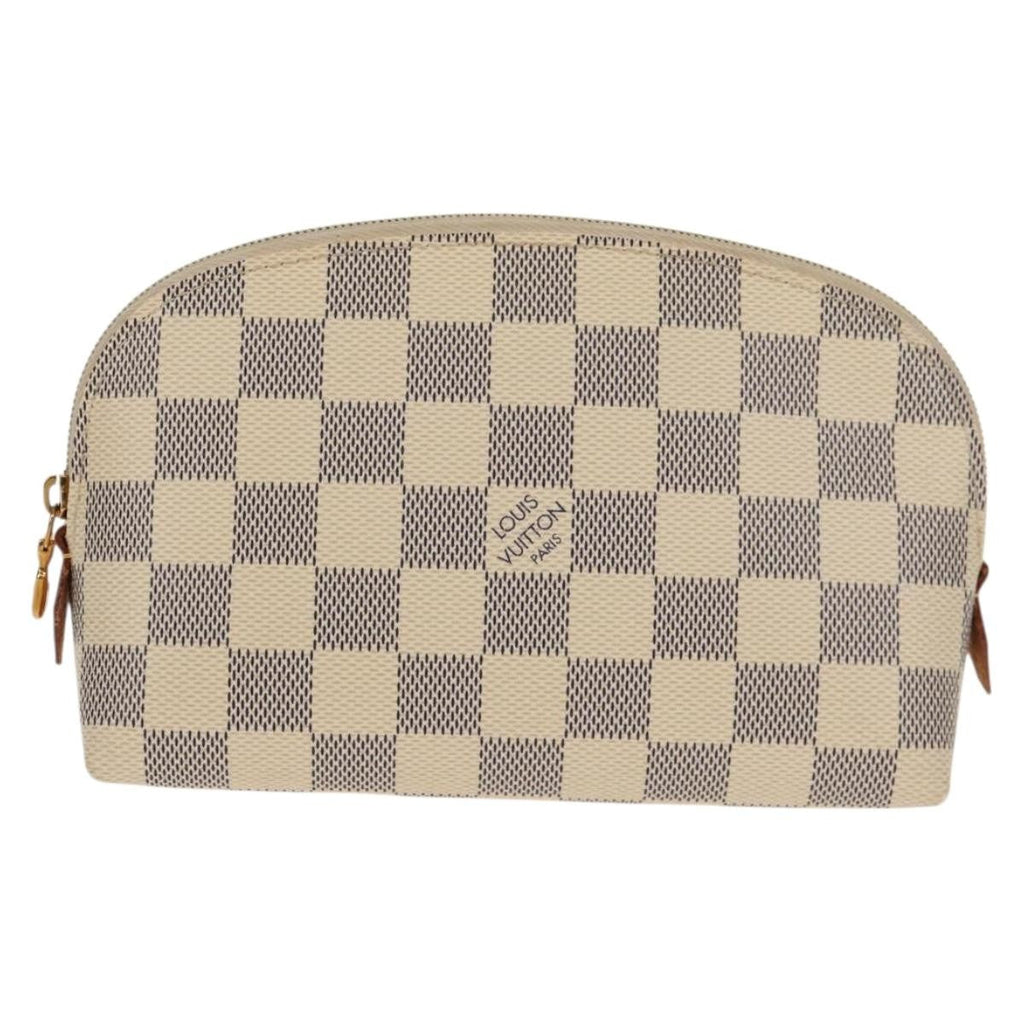 Louis Vuitton Cosmetic Pouch Damier Beige Canvas Clutche & Pouche Bag (Pre-Owned)