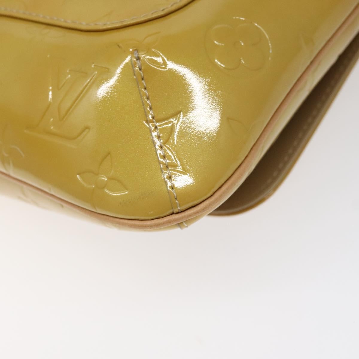 Louis Vuitton Thompson Street Handbag Monogram Vernis Beige Patent_Leather Bag (Pre-Owned)