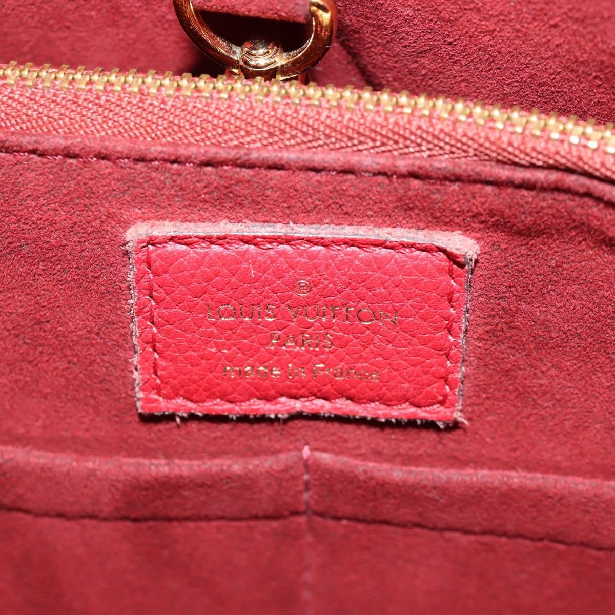 Louis Vuitton Kimono Handbag Monogram Canvas And Leather Red Canvas Handbag (Pre-Owned)