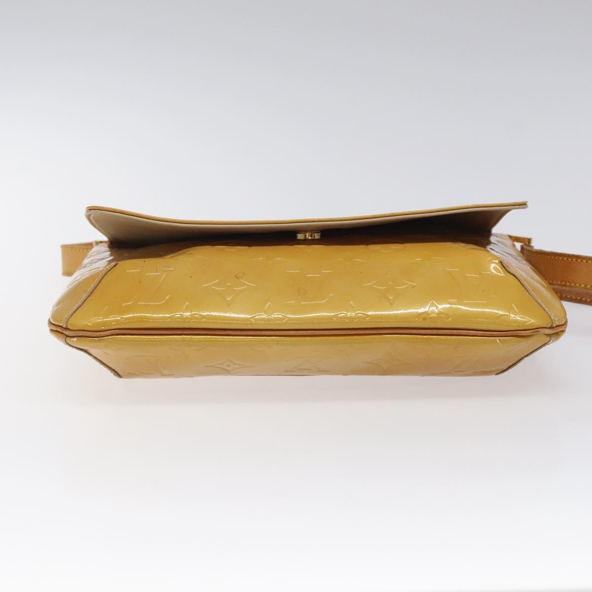 Louis Vuitton Thompson Street Handbag Monogram Vernis Beige Patent_Leather Bag (Pre-Owned)
