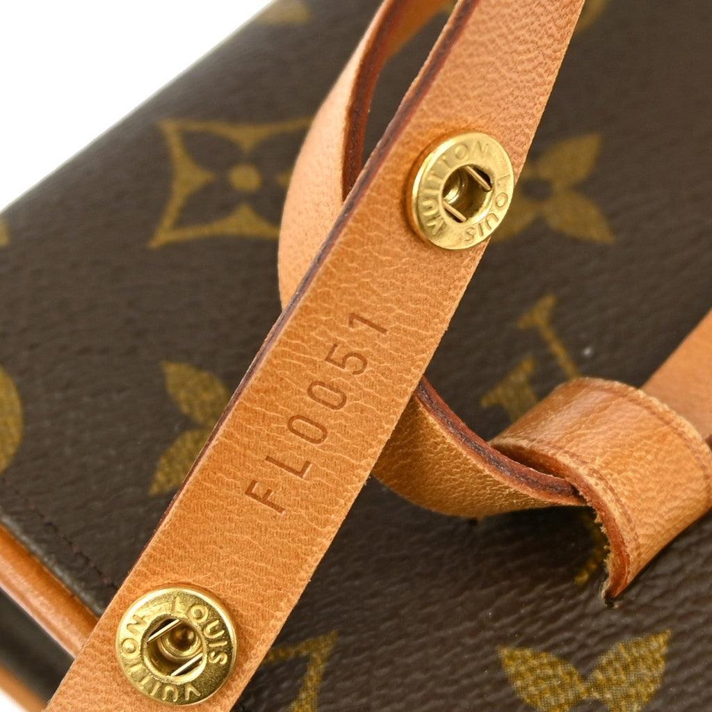 Louis Vuitton Florentine Waist Bag Monogram Canvas Brown Canvas Shoulder Bag Bag (Pre-Owned)