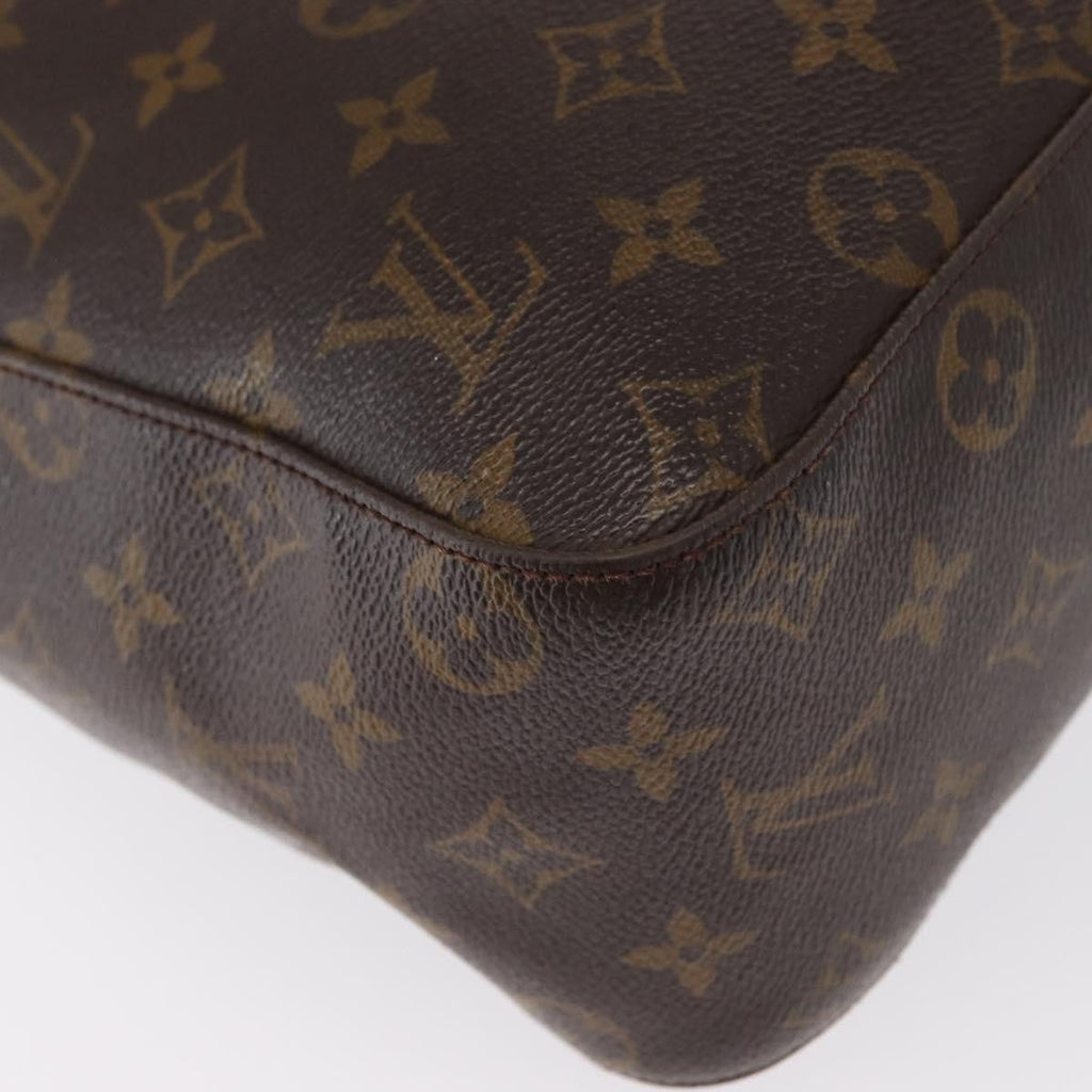 Louis Vuitton Monogram Looping Handbag Monogram Canvas Brown Canvas Shoulder Bag Bag (Pre-Owned)