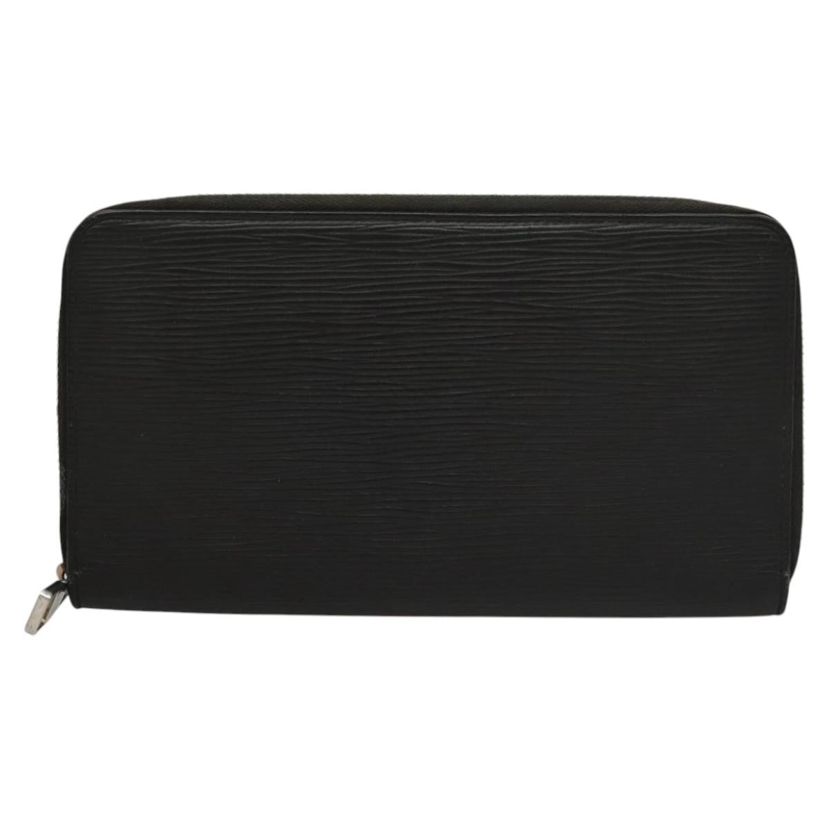 Louis Vuitton Zippy Organizer Epi Leather Black Leather Wallets Accessory (Pre-Owned)