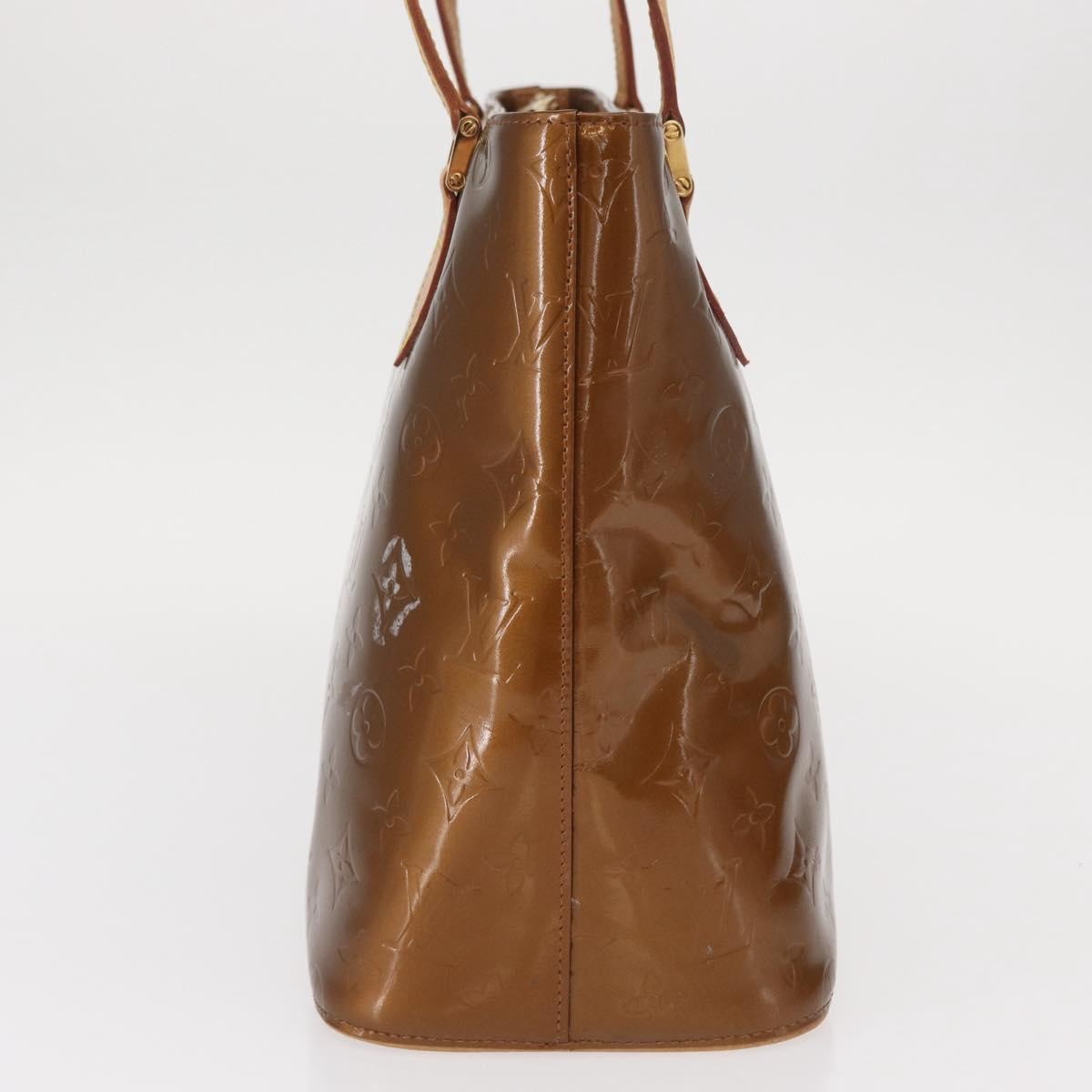 Louis Vuitton Houston Handbag Monogram Vernis Brown Patent_Leather Handbag (Pre-Owned)