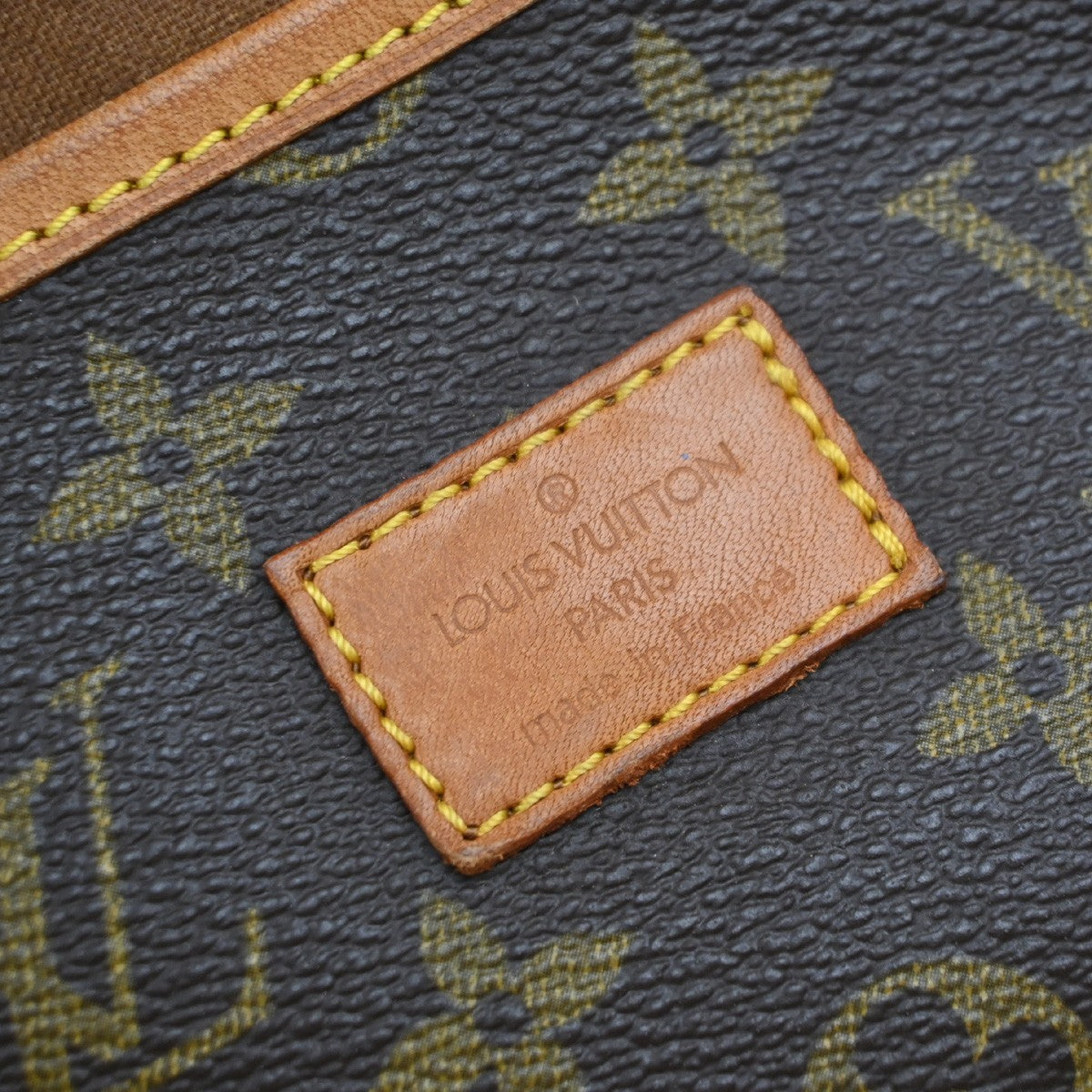 Louis Vuitton Saumur Handbag Monogram Canvas Brown Canvas Shoulder Bag Bag (Pre-Owned)