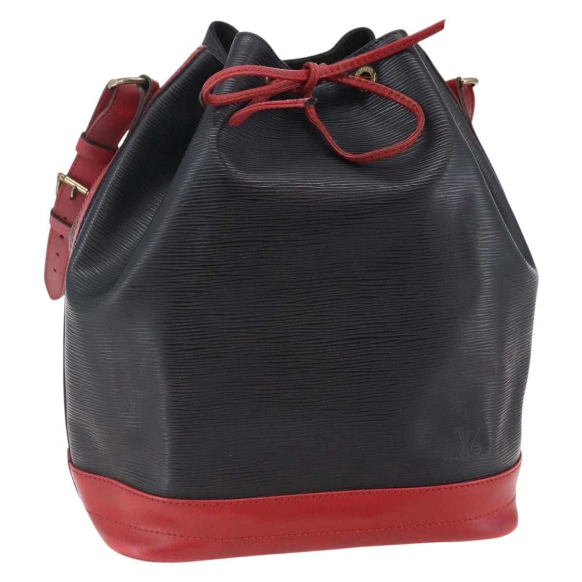 Louis Vuitton Bicolor Noe Handbag Epi Leather Black Leather Bag (Pre-Owned)