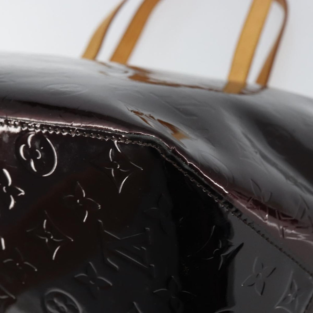 Louis Vuitton Bellevue Handbag Monogram Vernis Brown Patent_Leather Tote Bag Bag (Pre-Owned)