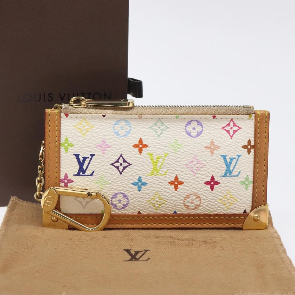 Louis Vuitton Pochette Clés Monogram Canvas Multicolour Canvas Wallets Accessory (Pre-Owned)
