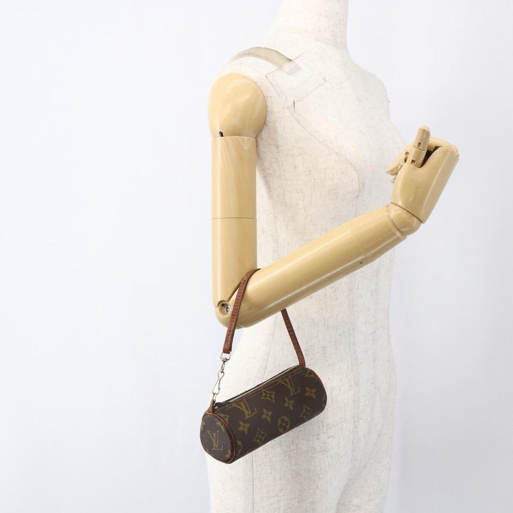 Louis Vuitton Papillon Pochette Monogram Canvas Brown Canvas Clutche & Pouche Bag (Pre-Owned)