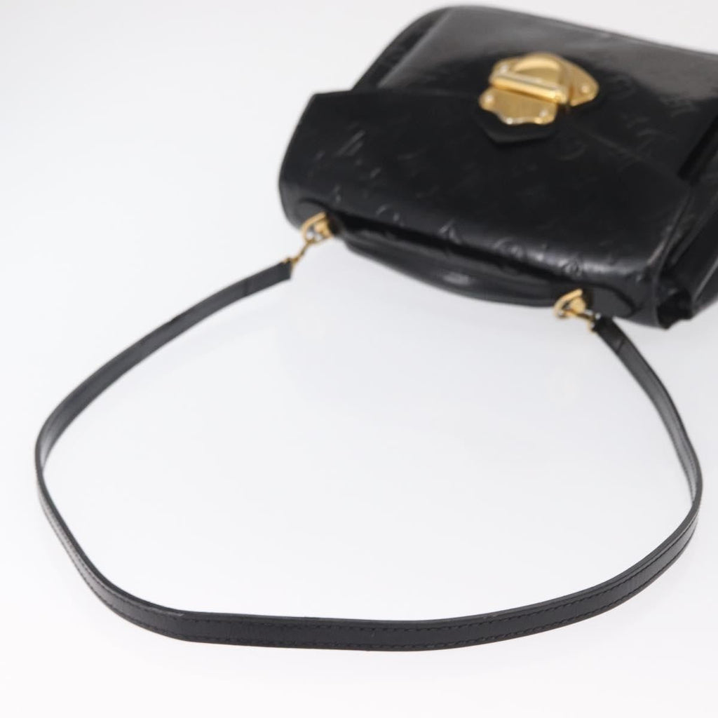 Louis Vuitton Mirada Handbag Monogram Vernis Black Patent_Leather Handbag (Pre-Owned)