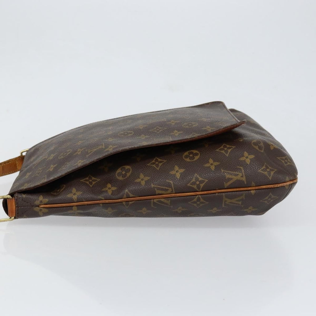 Louis Vuitton Musette Handbag Monogram Canvas Brown Canvas Shoulder Bag Bag (Pre-Owned)