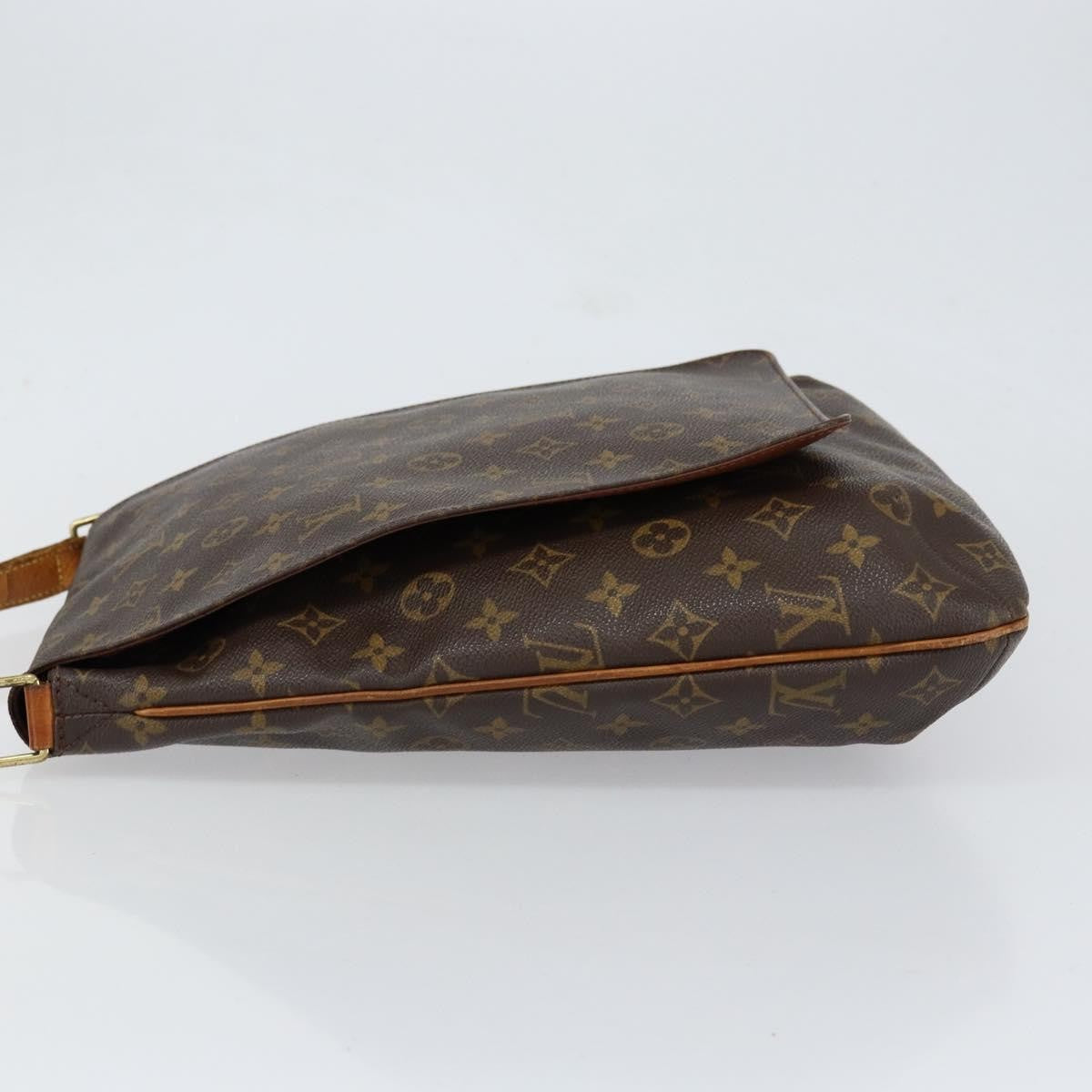 Louis Vuitton Musette Handbag Monogram Canvas Brown Canvas Shoulder Bag Bag (Pre-Owned)