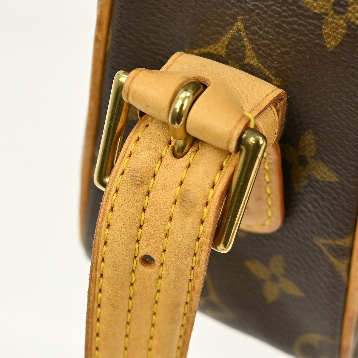 Louis Vuitton Viva Cite Handbag Monogram Canvas Brown Canvas Shoulder Bag Bag (Pre-Owned)