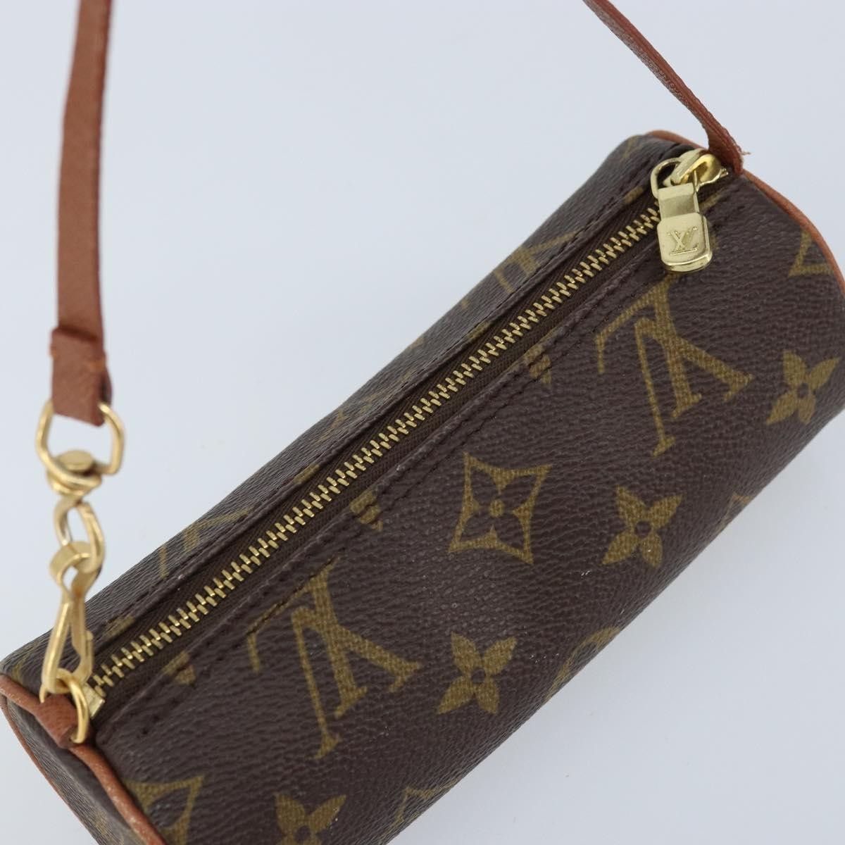 Louis Vuitton Papillon Pochette Monogram Canvas Brown Canvas Clutche & Pouche Bag (Pre-Owned)