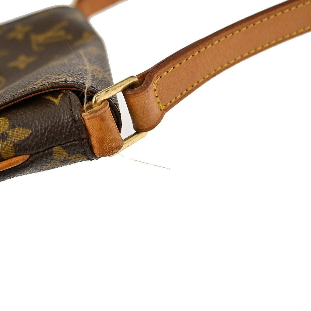 Louis Vuitton Musette Salsa Handbag Monogram Canvas Brown Canvas Shoulder Bag Bag (Pre-Owned)