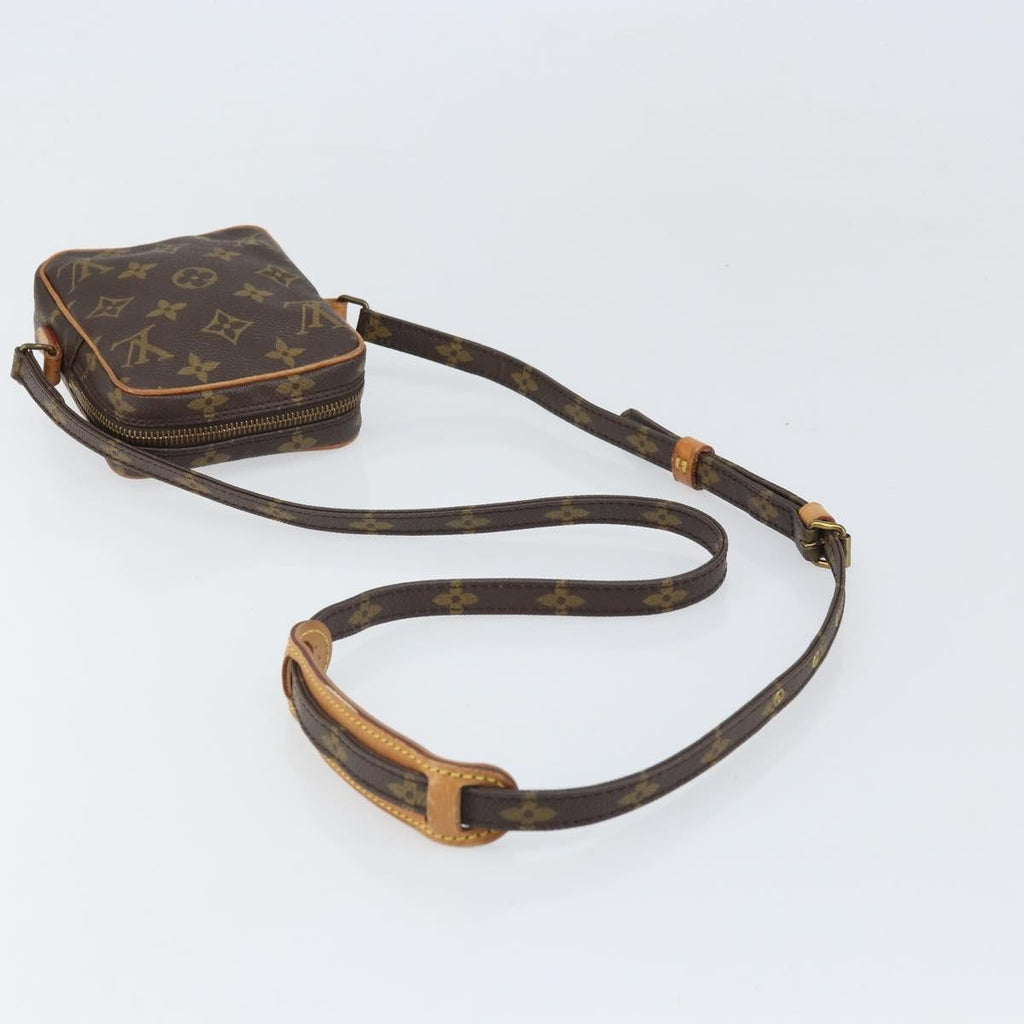 Louis Vuitton Danube Handbag Monogram Canvas Brown Canvas Shoulder Bag Bag (Pre-Owned)